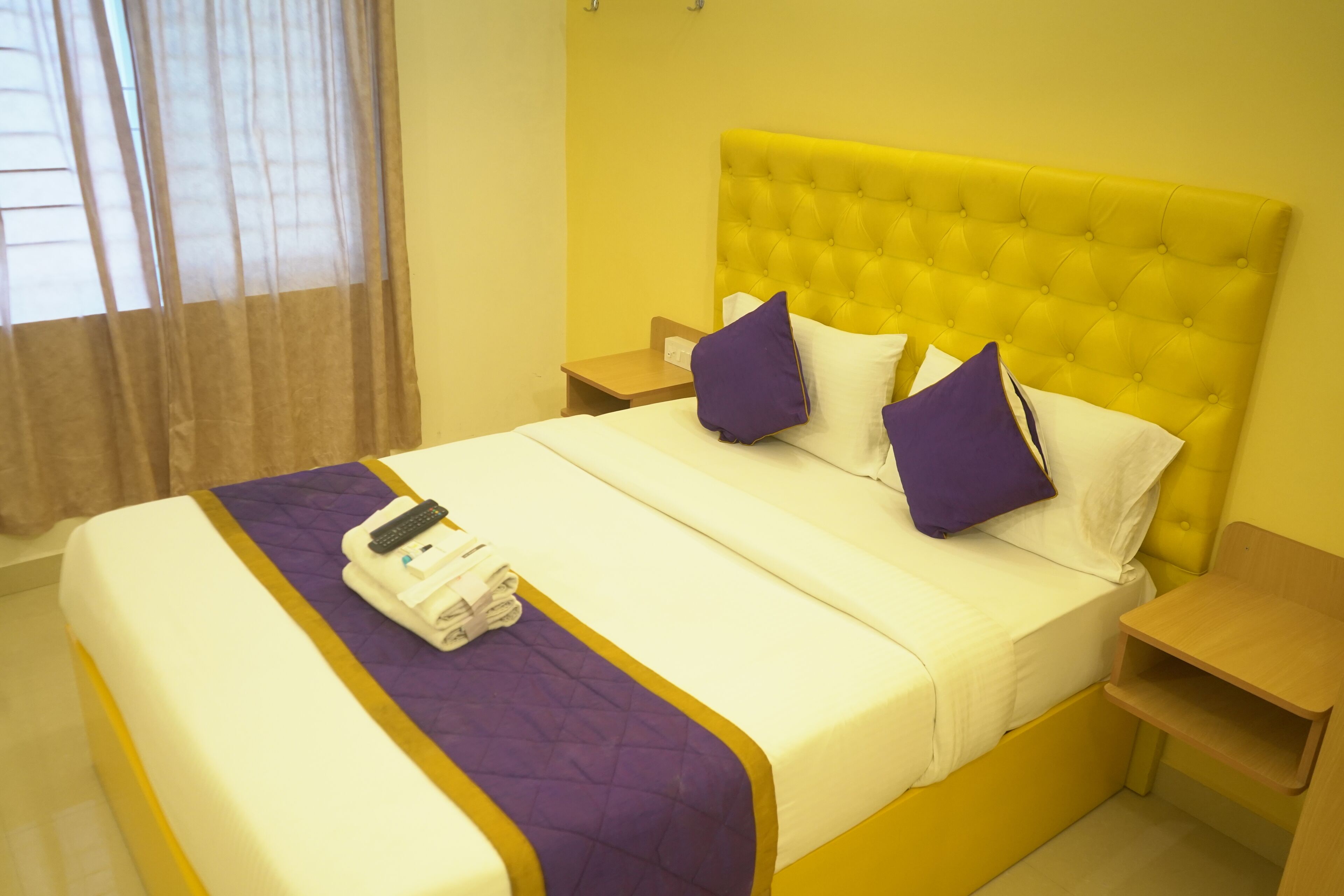 Phòng Executive | Bộ trải giường bằng vải cotton Ai Cập, bộ đồ giường cao cấp 