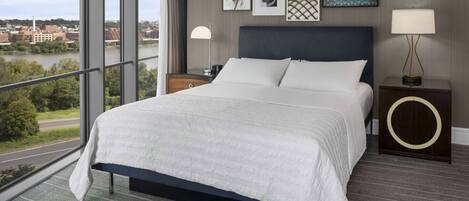 1 soverom, skrivebord, strykejern/-brett og wi-fi