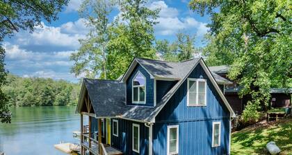 Lakefront Home with Dock, Hot Tub & Views
