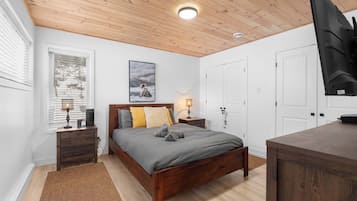 4 habitaciones, tabla de planchar con plancha, wifi y ropa de cama
