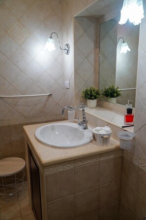 تجهيزات دش، مجففات شعر، مراحيض شطف، مناشف