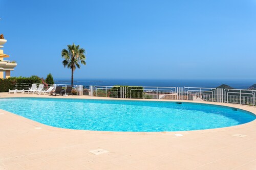 Apt MEDICIS - Vue mer, terrasse & piscine
