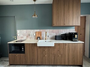 Private kitchen - LA CORDIALITE Apartment 4 Sea View (Ault)