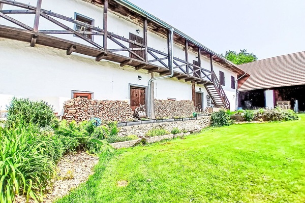 Hütte, Hazienda, Garten, Rasen, Garten, Schatten, Bauernhaus, Estate, Hinterhof, Landscaping