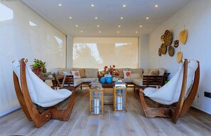 Villa - 6 sovrum - privat pool - utsikt mot trädgården | Vardagsrum