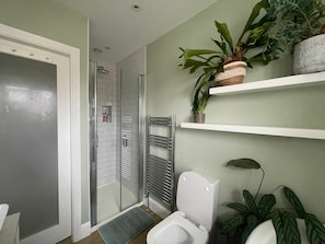 Een douche, een haardroger
