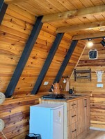 Family Bungalow, Sea View, Slope side | Private kitchen | Mini-fridge, stovetop