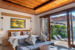 Family Villa, Balcony, Garden View