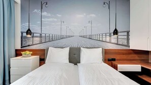 1 bedroom, iron/ironing board, travel crib, WiFi