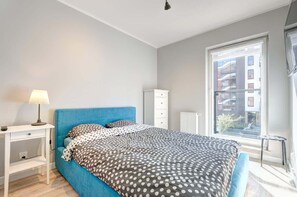 1 chambre, fer et planche à repasser, Wi-Fi, literie fournie