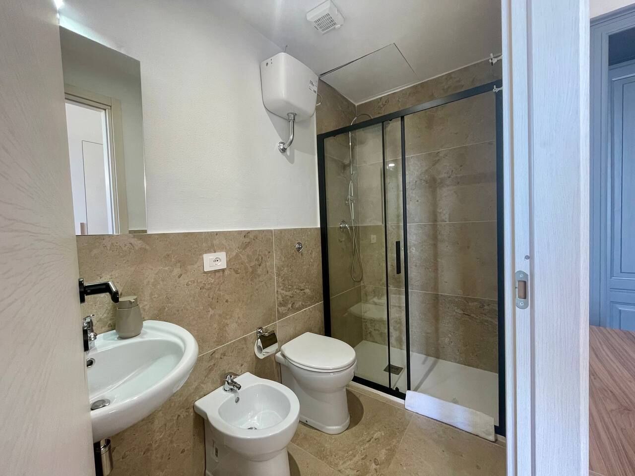 Superior-Doppelzimmer, Balkon, eingeschränkter Meerblick | Badezimmer