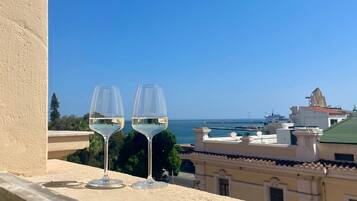 Byutsikt fra overnattingsstedet