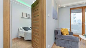 1 makuuhuone, silitysrauta/-lauta, Wi-Fi, vuodevaatteet