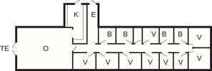 House | Floor plan - 2 Person Holiday Park Home in Laeso (Læsø)