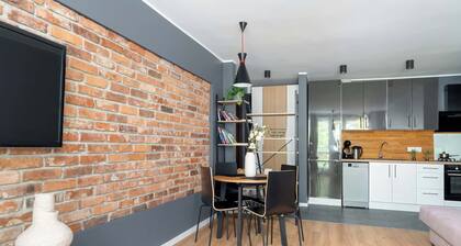 Stylish Apartment in Poznan | Workplace