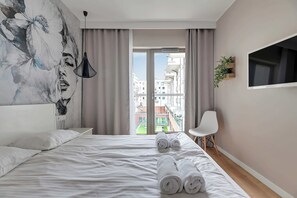 1 bedroom, iron/ironing board, WiFi, bed sheets - Szafarnia 11 | Modern Apartment | Bathtub (Gdańsk)