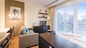 Unclassified image, 4 of 17, button - Modern Studio in the Center | Balcony and Bathtub (Gdańsk)