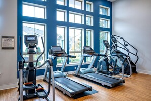 Fitness facility - Landing | Modern 1BD, Gym, Pool (Charlotte)