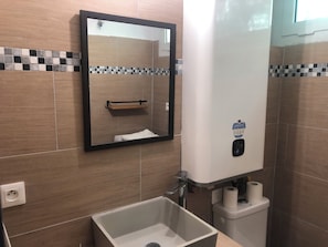 Towels, soap, toilet paper