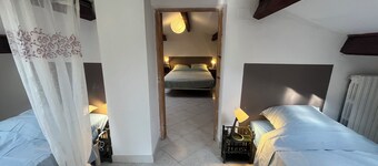 Grande Villa 14 couchages dans le maquis corse en bord de rivière - 8mn de Corte