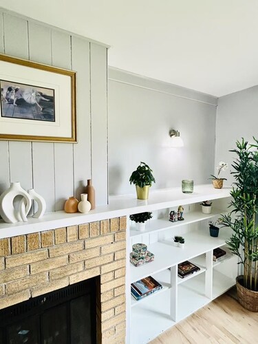 Contractor-friendly, 4Beds, Free Parking & Laundry & BBQ & Patio & Kitchen