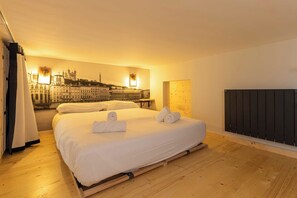 Apartamento | 1 quarto, roupa de cama