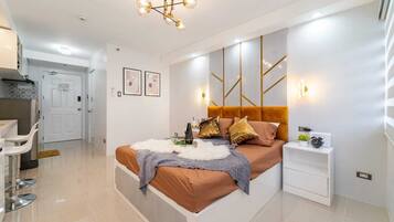 Strygejern/strygebræt, gratis Wi-Fi, sengetøj