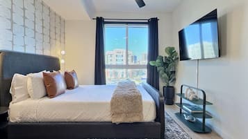 Desk, iron/ironing board, free WiFi, bed sheets