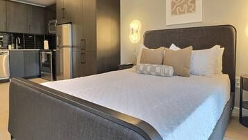 Desk, iron/ironing board, free WiFi, bed sheets