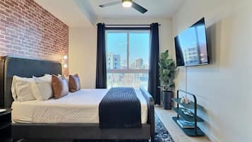 Desk, iron/ironing board, free WiFi, bed sheets