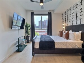 Desk, iron/ironing board, free WiFi, bed sheets