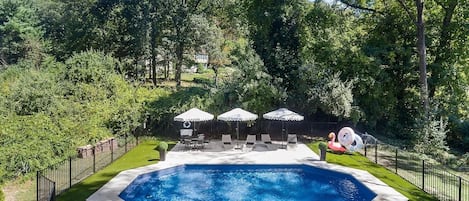 Una piscina riscaldata