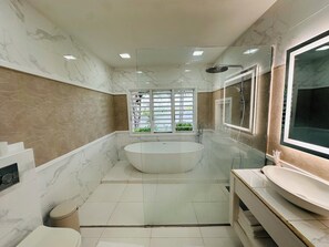 Hair dryer, towels, soap, toilet paper - The Main-house in ~Yemaya Heart&Home~ Curaçao + Pool with fun Slide! (Willemstad)