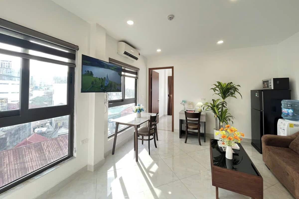 Deluxe Apartment, 1 Bedroom, City View | Memory foam beds, individually decorated, individually furnished, desk