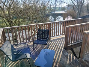 Terrace/patio - Perched terraces on the Oudon river in Segré (Segré-en-Anjou Bleu)