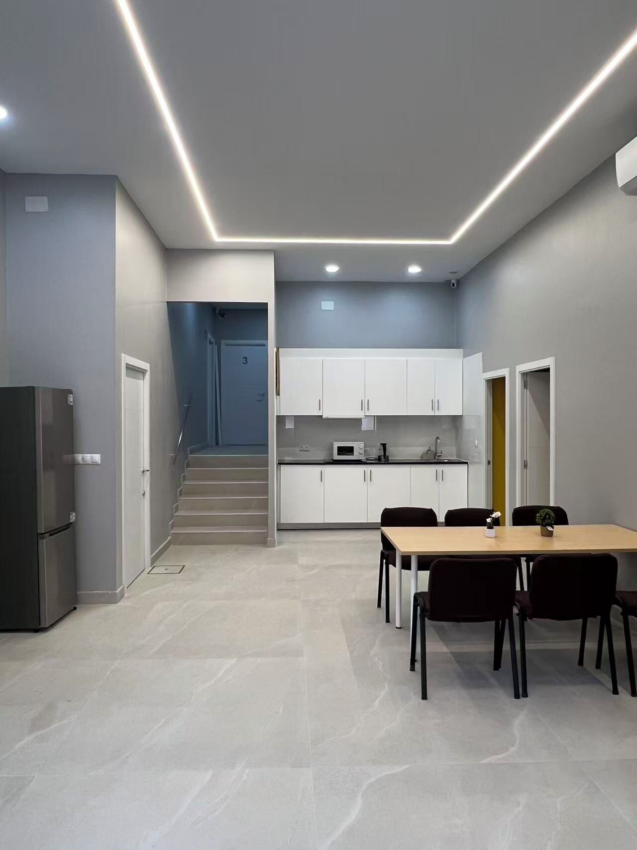 Basic Shared Dormitory, Balcony | Private kitchen