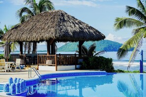 Blick von der Unterkunft