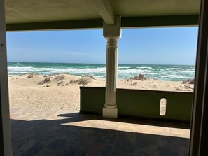 En la playa 