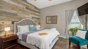 5 chambres, bureau, fer et planche à repasser, accès au Wi-Fi (inclus)