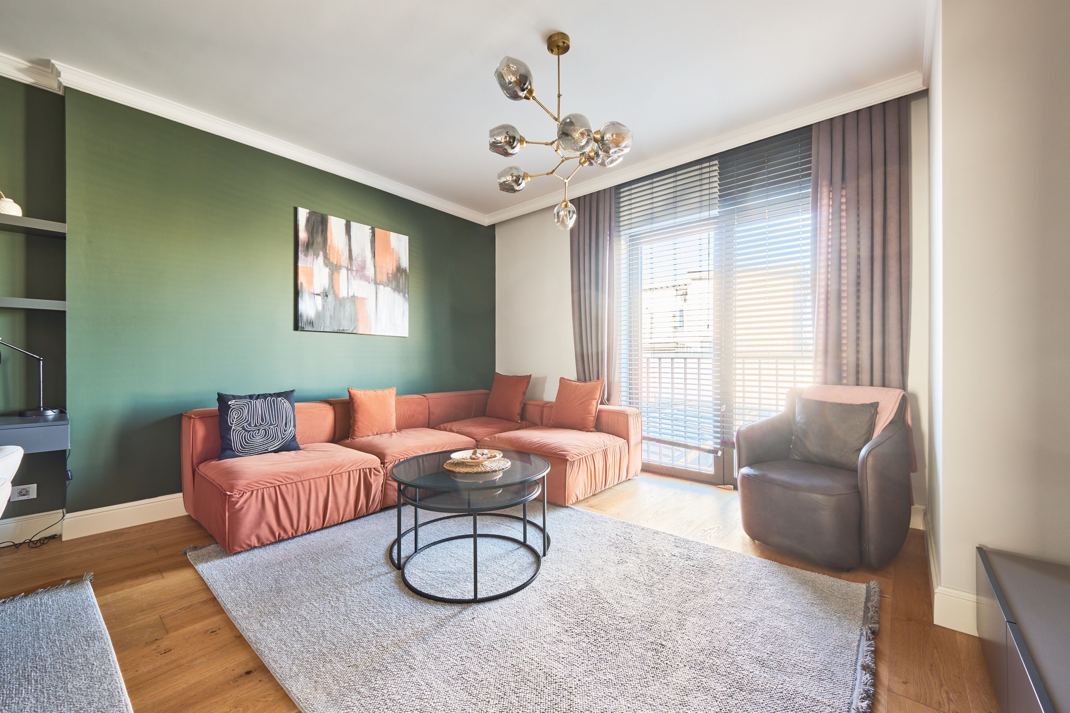 Deluxe Condo, 2 Bedrooms, Balcony, City View | Living area