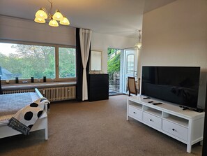 2 chambres, coffre-fort, accès au Wi-Fi (inclus), literie fournie