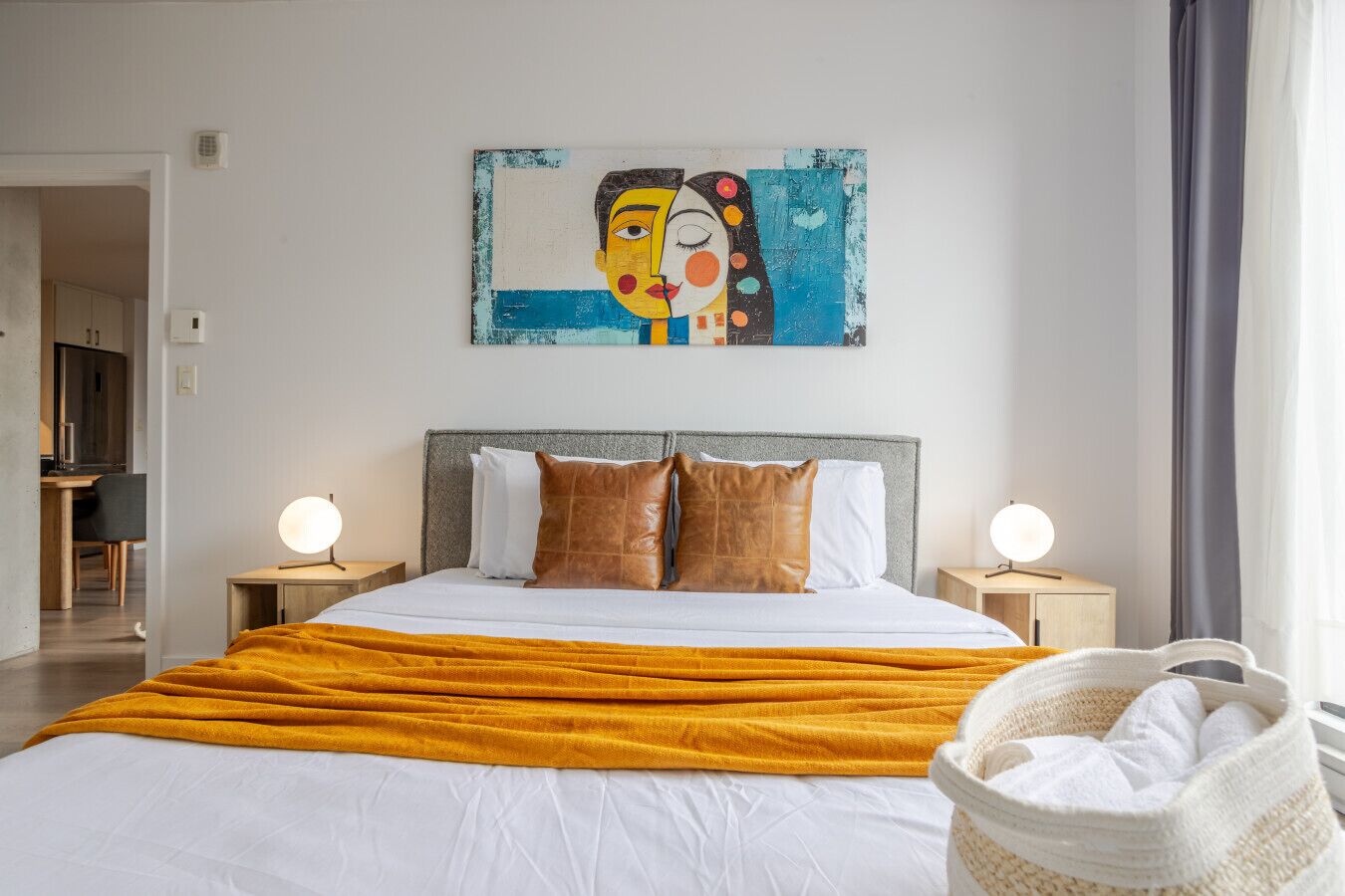 2 bedrooms, desk, iron/ironing board, free WiFi