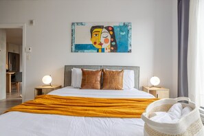 2 bedrooms, desk, iron/ironing board, free WiFi