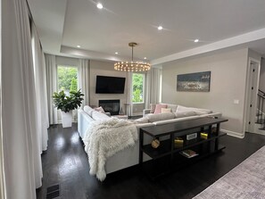 Smart TV, table football, books