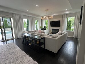 Smart TV, table football, books