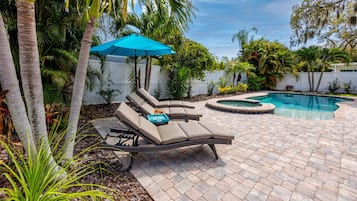 Udendørs pool, opvarmet pool