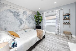 4 bedrooms, desk, iron/ironing board, free WiFi