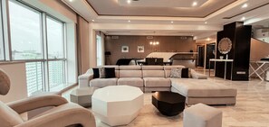 Living area - DELUXE MIRAFLORES DUPLEX (Tangier)