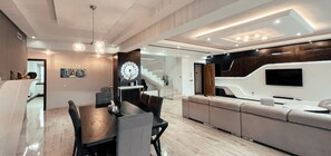 Living area - DELUXE MIRAFLORES DUPLEX (Tangier)