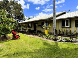 Exterior - Family House by the Waterfall - Private, Countryside, Waipio, Stream, WiFi, Laundry (Honokaa)